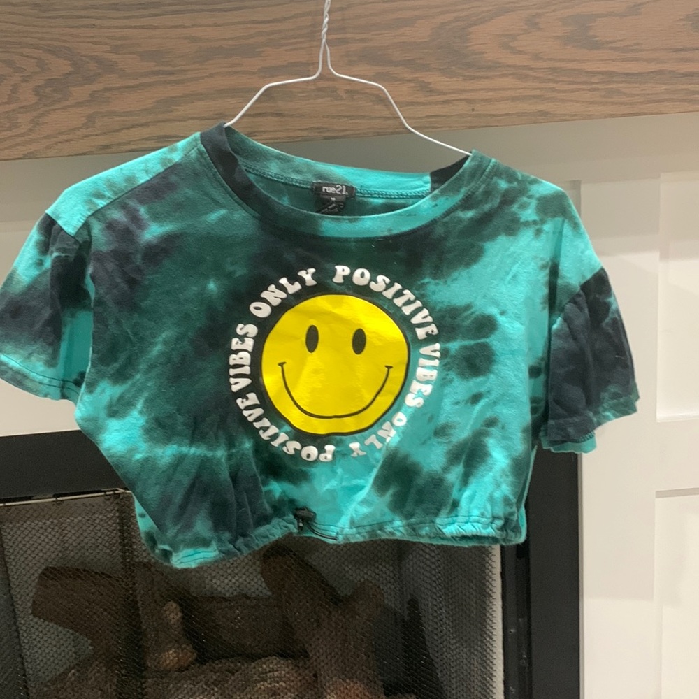 Tiedye smiley shirt